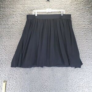 Torrid Skirt Womens Size 2X Black Elastic Waist Flowy Lightweight Design